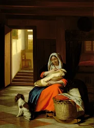 Mother Nursing Her Child